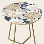 Modern Floral Side Table Gallery Image 2