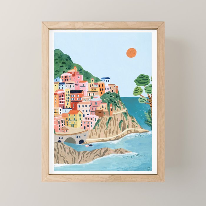 Cinque Terre Mini Art Print Gallery Image 1