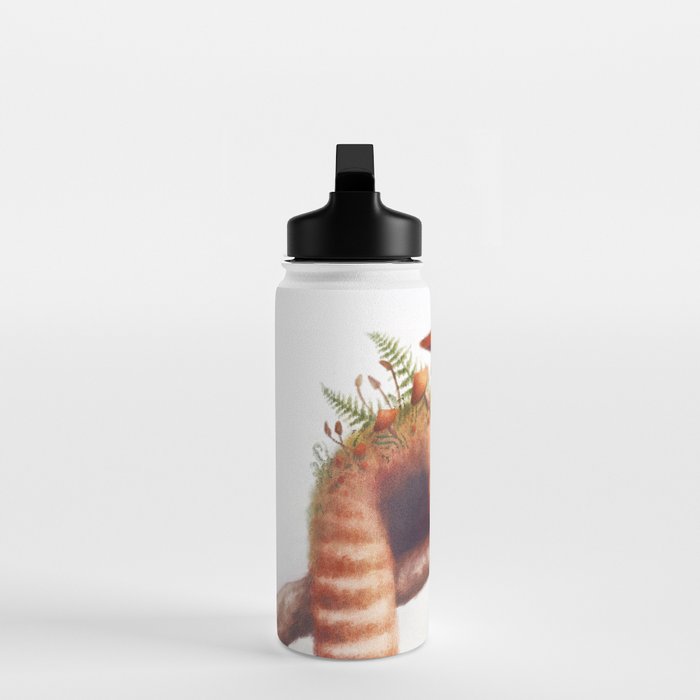 Sleepy Red Panda Water Bottle Gallery Image 3