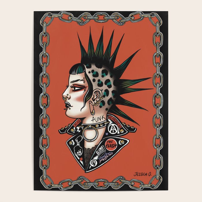 Punk rock girl Poster Gallery Image 4