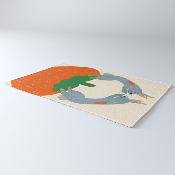 Rabbits & Strawberry Rug Gallery Image 3