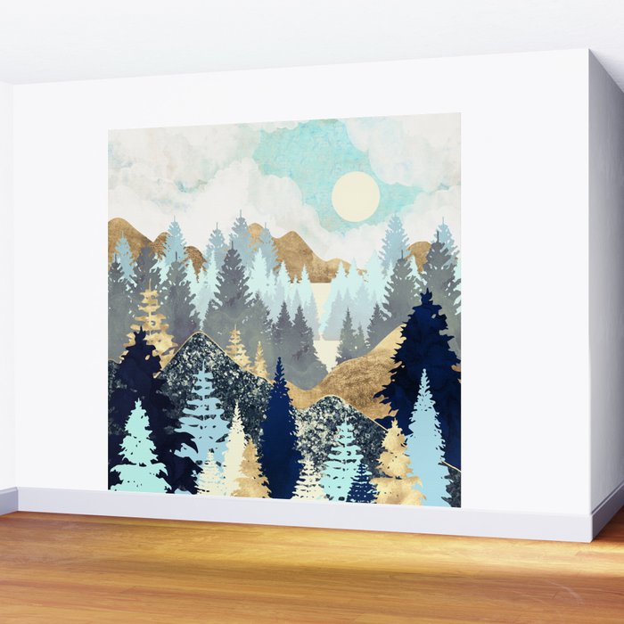 Forest Vista Wall Mural Gallery Image 2