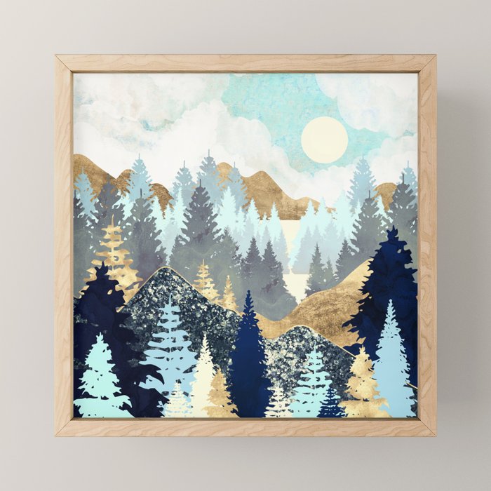 Forest Vista Mini Art Print Gallery Image 1