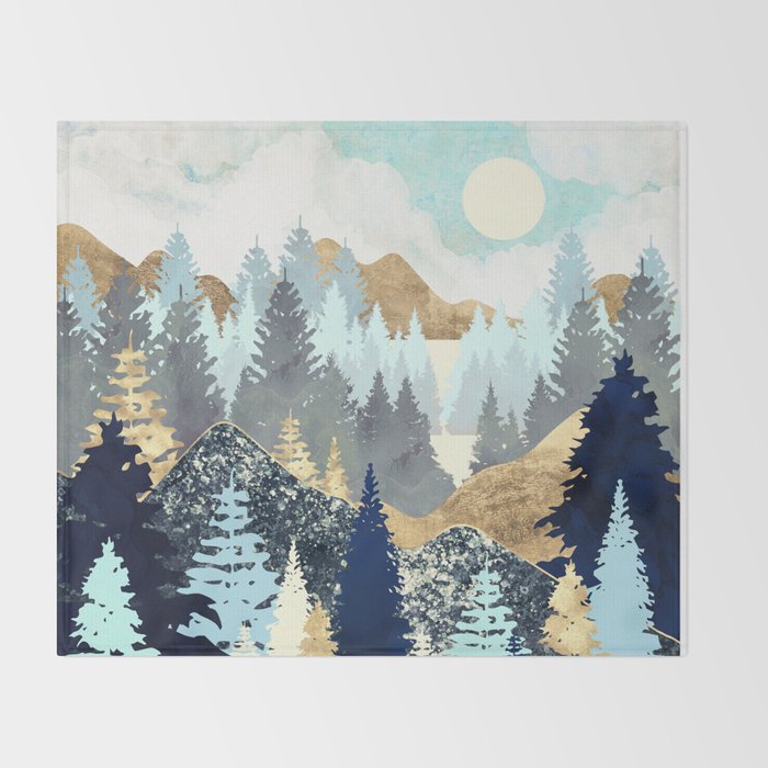 Forest Vista Throw Blanket Gallery Image 2