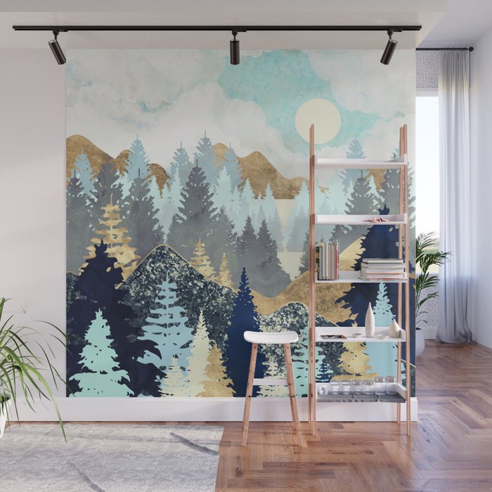 Forest Vista Wall Mural Gallery Image 1