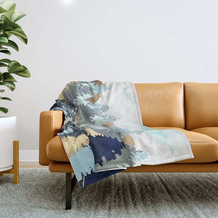Forest Vista Throw Blanket Gallery Image 1