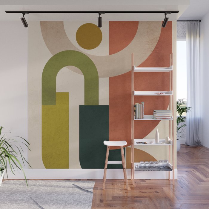 Geometric Shapes 245 Wall Mural Gallery Image 1