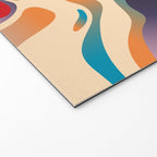 Retro Colorful Liquid Swirls Welcome Mat Gallery Image 2