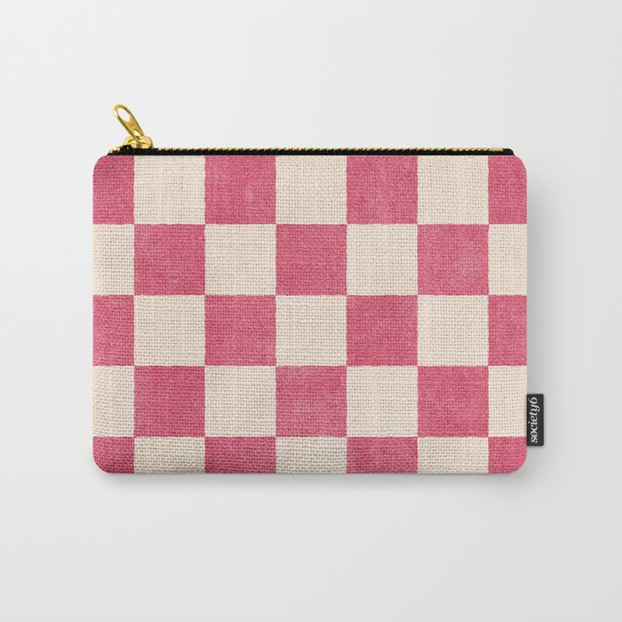 CHECKER - 001 - Dragonfruit Carry All Pouch Gallery Image 1