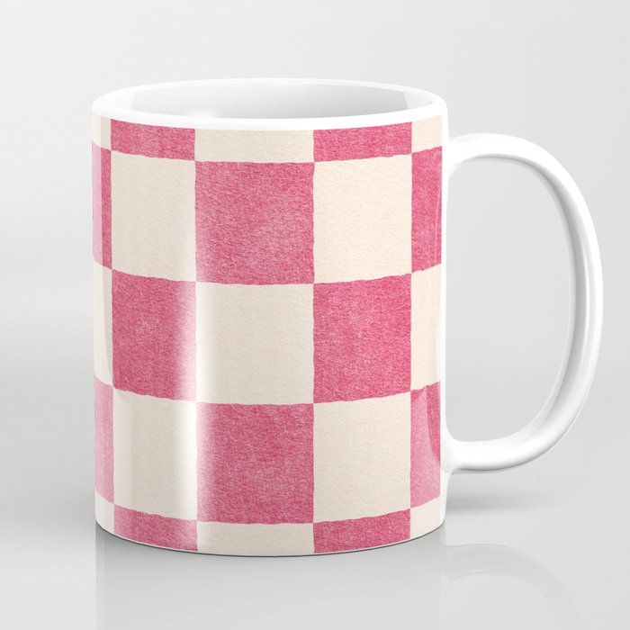 CHECKER - 001 - Dragonfruit Coffee Mug Gallery Image 1