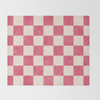 CHECKER - 001 - Dragonfruit Throw Blanket Gallery Image 2