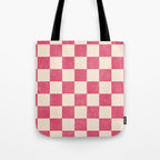 CHECKER - 001 - Dragonfruit Tote Bag Gallery Image 1
