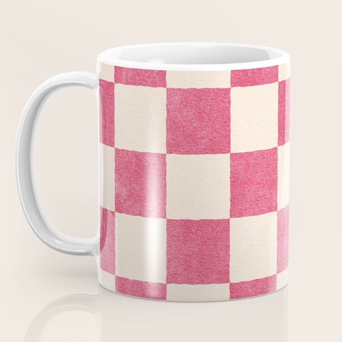 CHECKER - 001 - Dragonfruit Coffee Mug Gallery Image 3