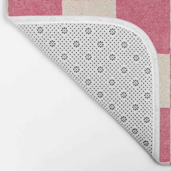 CHECKER - 001 - Dragonfruit Bath Mat Gallery Image 2
