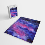 Nebula Galaxy Watercolor Space Sky Jigsaw Puzzle Gallery Image 2
