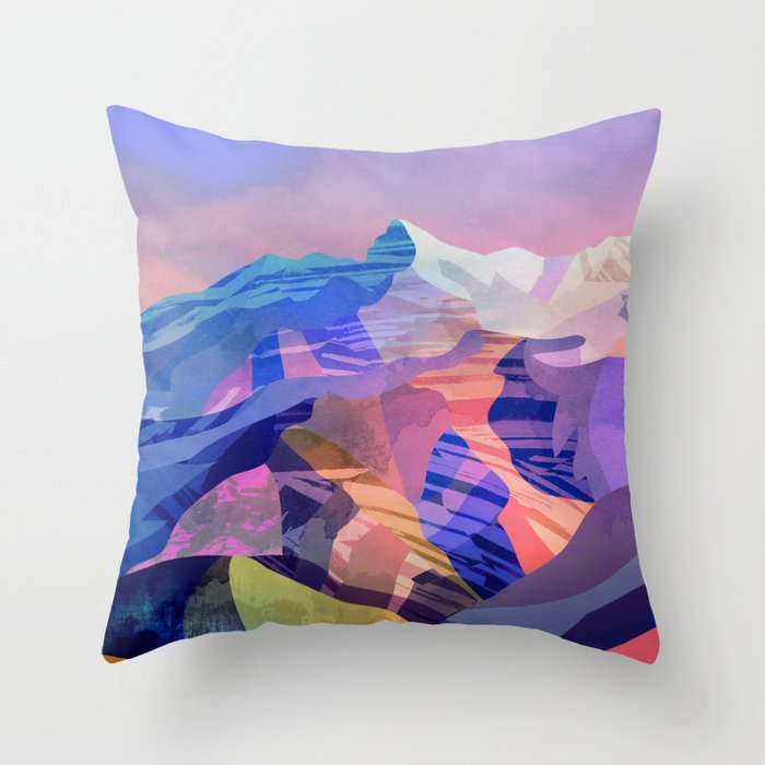 Snow peak Throw Pillow Gallery Image 6