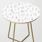 Wildflowers - Grey Flowers Side Table Gallery Image 2