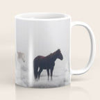 Horses in the Mist II Coffee Mug Gallery Image 1