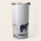 Horses in the Mist II Travel Mug Gallery Image 2