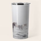 Horses in the Mist II Travel Mug Gallery Image 1
