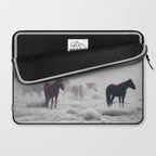 Horses in the Mist II Laptop Sleeve Gallery Image 2