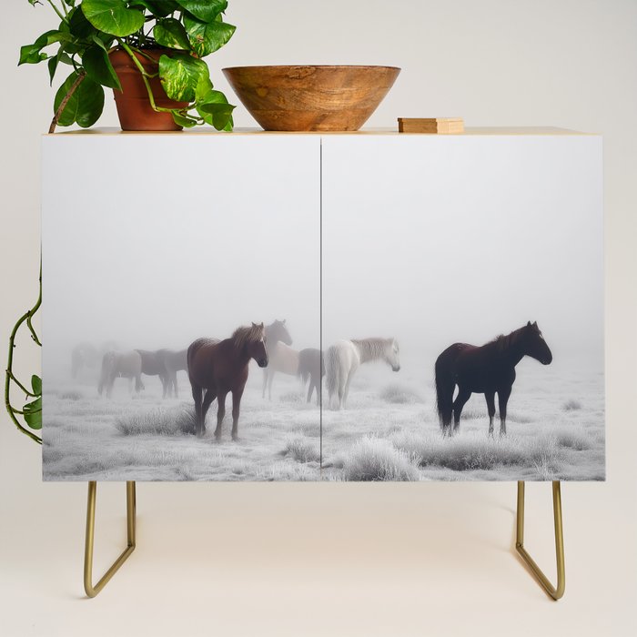 Horses in the Mist II Credenza Gallery Image 1