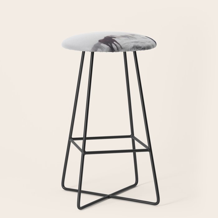 Horses in the Mist II Stool Gallery Image 1
