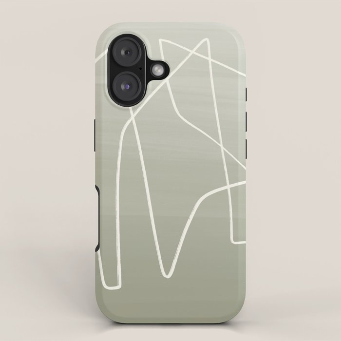 Abstract graphic line intertwining      iPhone Case Gallery Image 1