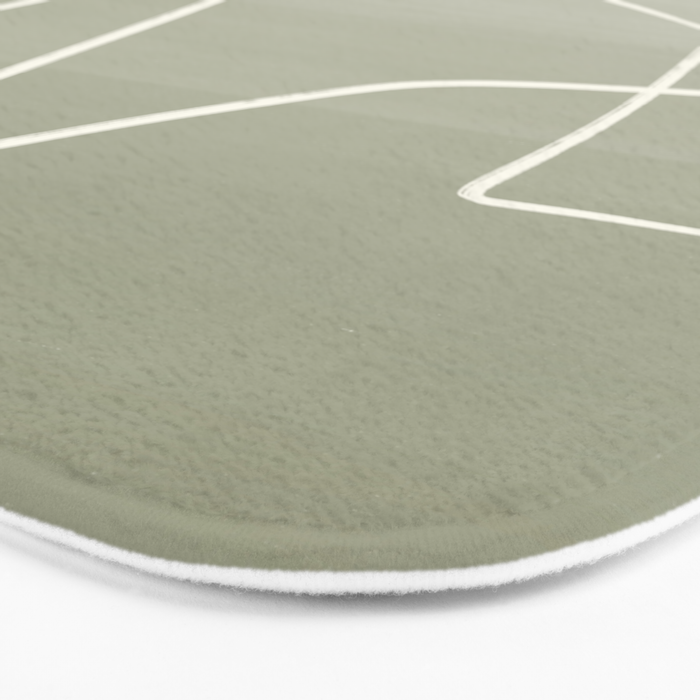 Abstract graphic line intertwining      Bath Mat Gallery Image 3