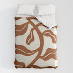 Wind-kissed Plant / Saddle Brown Comforter Gallery Image 6