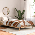 Wind-kissed Plant / Saddle Brown Comforter Gallery Image 2