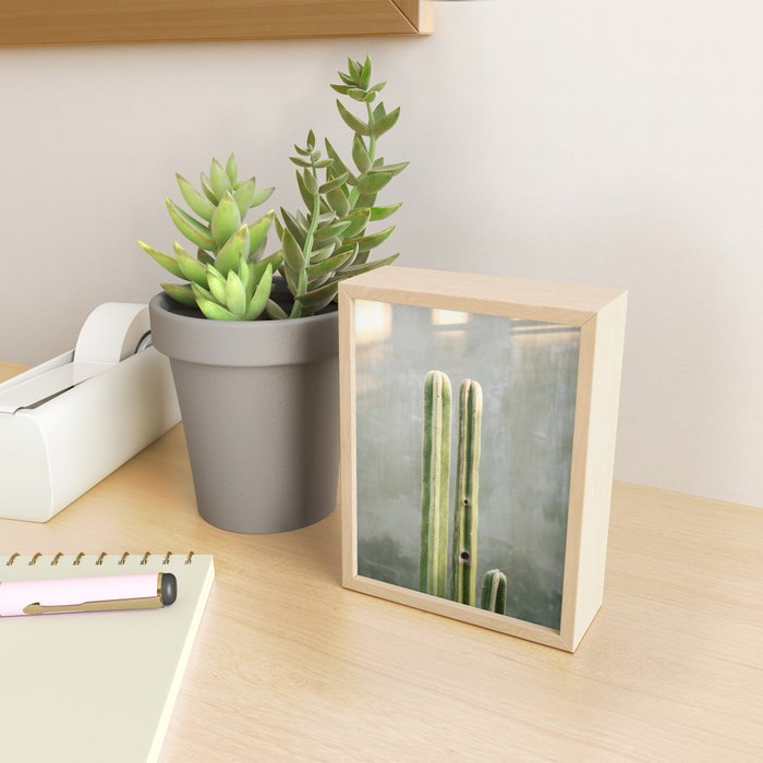 Cacti greens | Oaxaca Mexico travel photography Mini Art Print Gallery Image 2