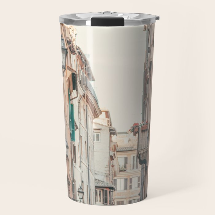 Roman Street - Rome Italy Travel Photography Travel Mug Gallery Image 1