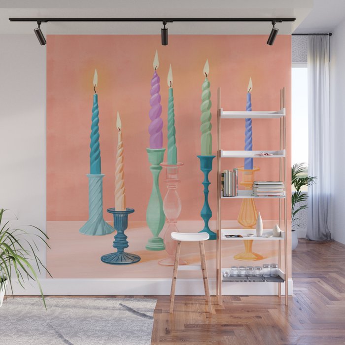 Joyful Lights Wall Mural Gallery Image 1