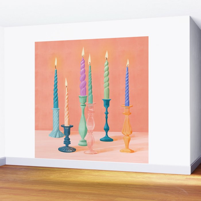 Joyful Lights Wall Mural Gallery Image 2