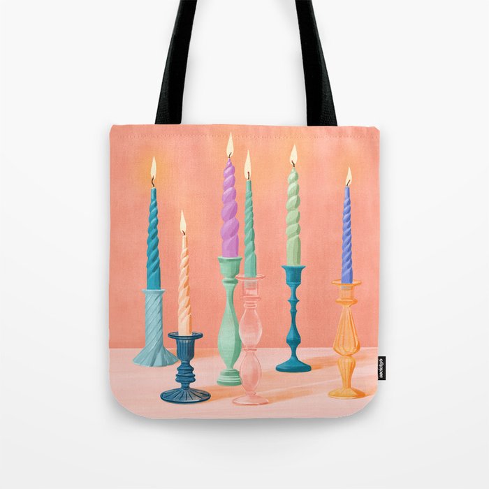 Joyful Lights Tote Bag Gallery Image 1