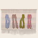 1970s Bellbottom Bliss Retro Fashion Wall Hanging Gallery Image 1