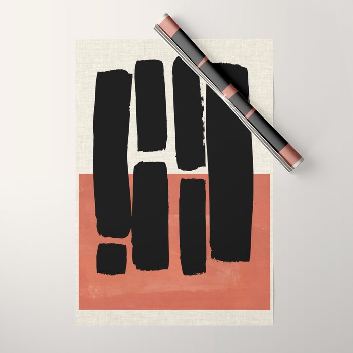 HARD RAIN FALLING Wrapping Paper Gallery Image 1