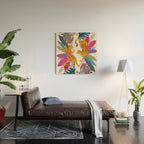 Jungle Tigers - Exotic Blue Wood Wall Art Gallery Image 2