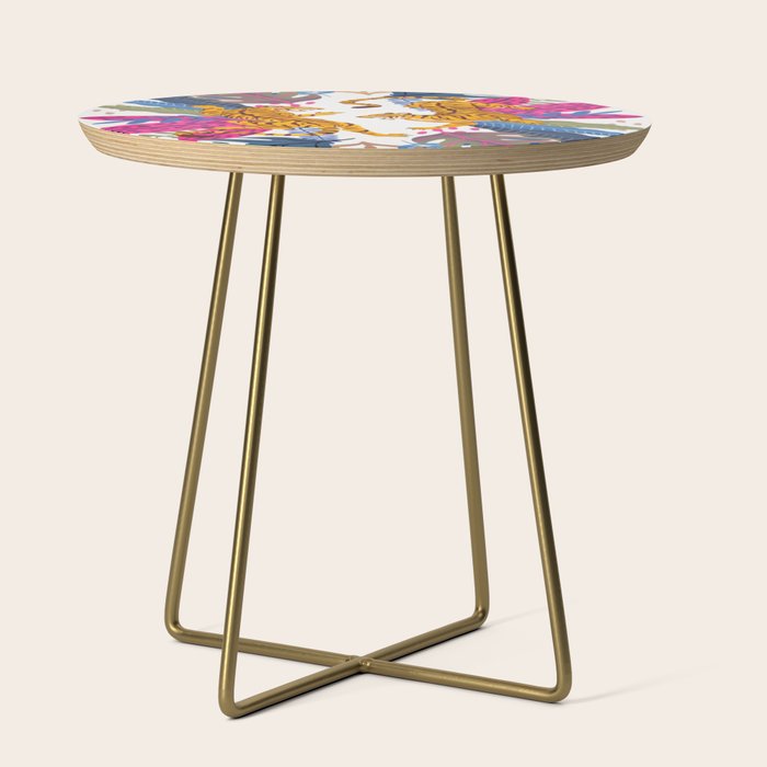 Jungle Tigers - Exotic Blue Side Table Gallery Image 1