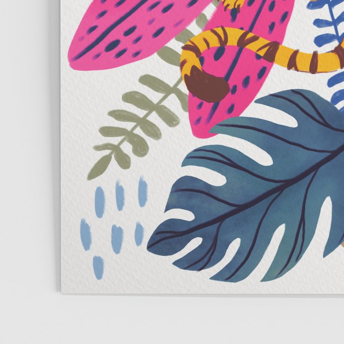 Jungle Tigers - Exotic Blue Poster Gallery Image 3