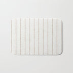  AEGEAN SIMPLE TICKING STRIPE JUTE Bath Mat Gallery Image 1