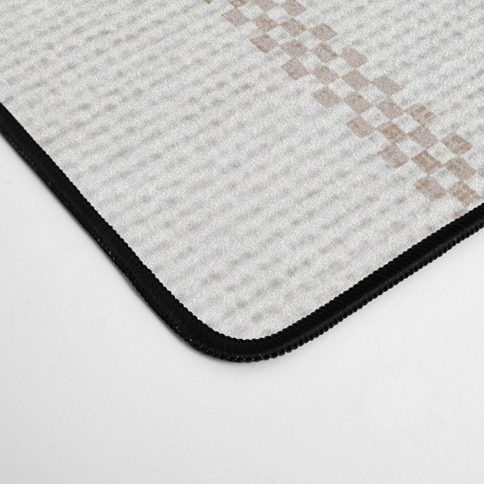  AEGEAN SIMPLE TICKING STRIPE JUTE Desk Mat Gallery Image 4