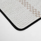  AEGEAN SIMPLE TICKING STRIPE JUTE Desk Mat Gallery Image 4