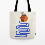 Sunset River  Tote Bag Gallery Image 1