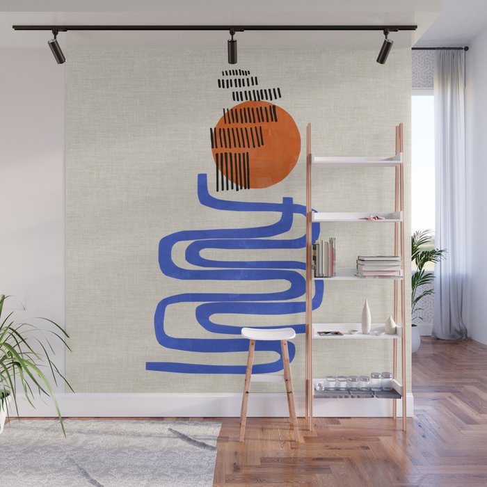 Sunset River  Wall Mural Gallery Image 1
