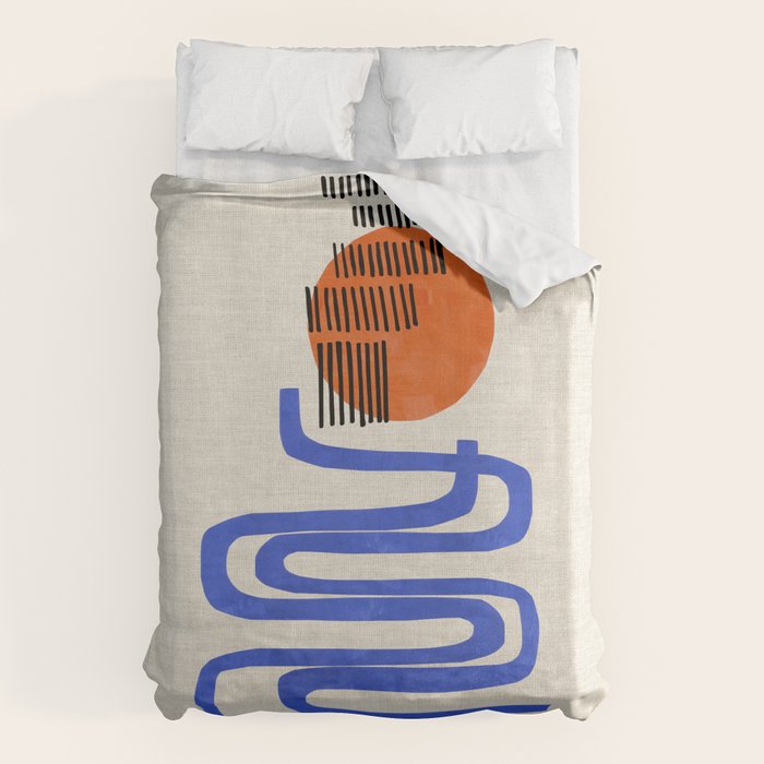 Sunset River  Duvet Cover Gallery Image 1