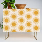 Boho Summer Sun Pattern I Golden Credenza Gallery Image 1