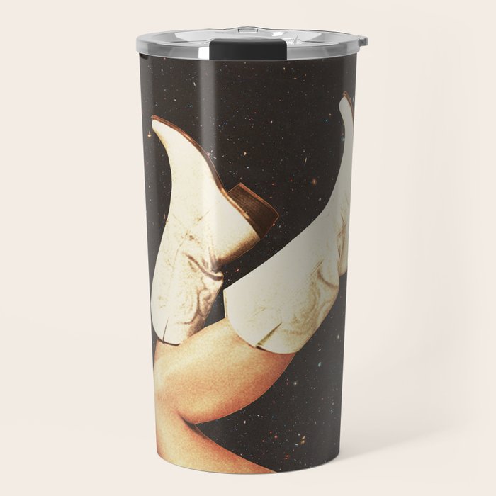 These Boots - Space & Stars Cowgirl Travel Mug Gallery Image 1
