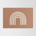 Woodblock arch terracotta Rug Gallery Image 2